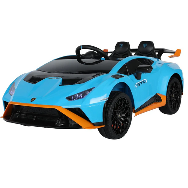 Gambol - Lamborghini Huracan STO Ride on Car for Kids - Blue
