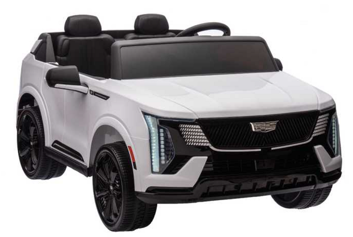  Cadillac Power Ride-On Electric Car - 12 V - White , Kids car , Ride on car ,