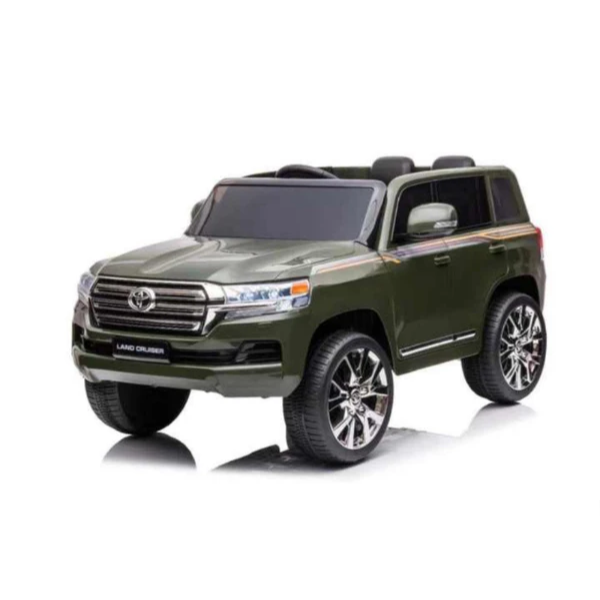 Toyota Land Cruiser 12V Kids Ride-On Car - Green
