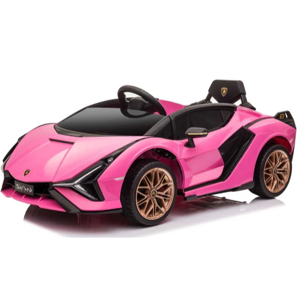 Gambol - Licensed Lamborghini Sian Electric Ride-On Kids Car - Pink