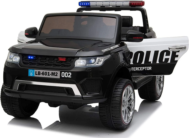 Gambol ride on car, black police SUV toy, baby powered SUV, kids electric ride on, toddler ride on car