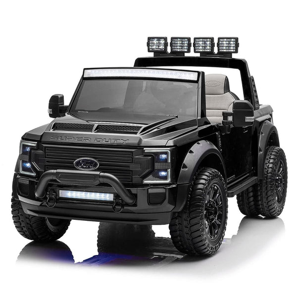 شاحنة فورد F450 للأطفال بمحرك ١٢ فولت - أسود | تويزين