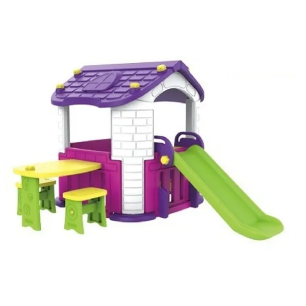Gambol - Playhouse With Side Table & Chair and Slide