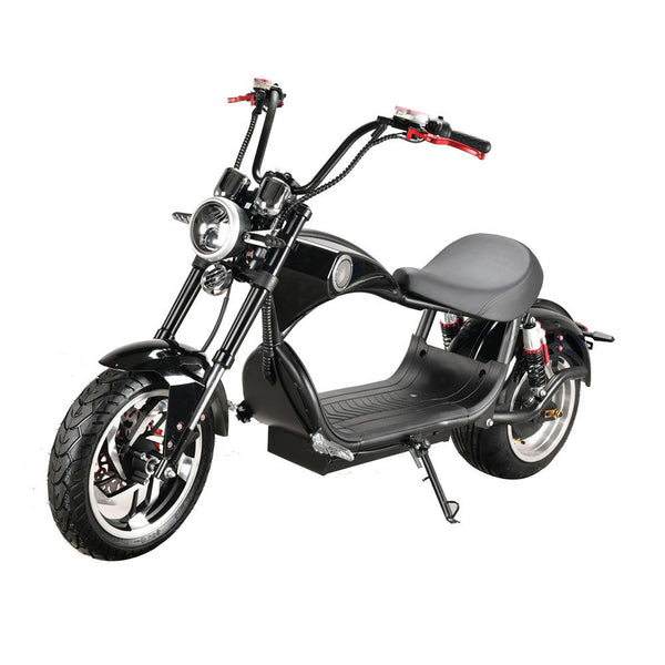 Gambol X1 scooter, Coco Harley electric scooter, black electric scooter, adult e-scooter, Toyzinn ride-on, 60V scooter, Harley-style scooter UAE