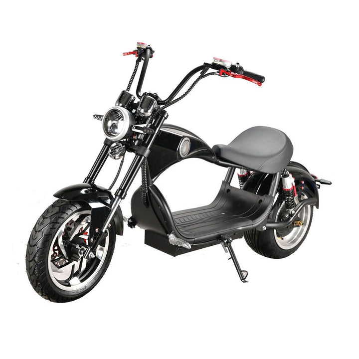 Gambol X1 scooter, Coco Harley electric scooter, black electric scooter, adult e-scooter, Toyzinn ride-on, 60V scooter, Harley-style scooter UAE