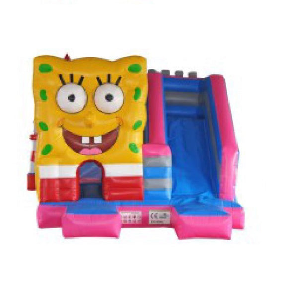 Gambol, SpongeBob bouncy castle, inflatable slide, large bounce house, kids outdoor toys