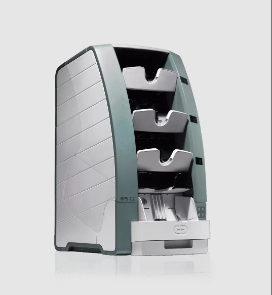 G&D BPS C2-3, fitness sorter, 3+1 pocket counting machine, heavy-duty money counter, currency sorter, banknote fitness sorter, Giesecke & Devrient, Toyzinn