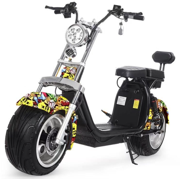 Gambol scooter, Coco Harley 3000, electric scooter UAE, powerful ride-on scooter, Toyzinn scooter, Harley-style electric bike, adult scooter