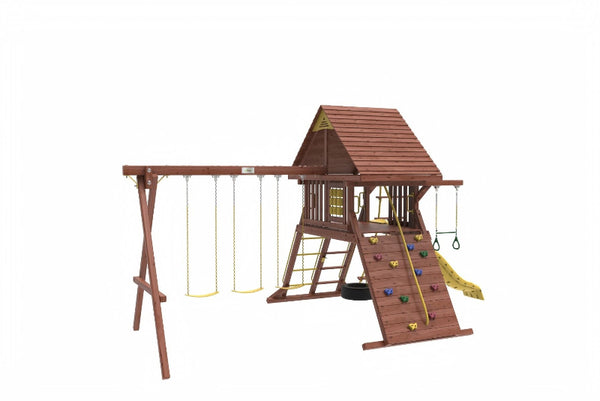 Wooden outdoor playset UAE, swing and slide set, outdoor swing set, wooden swing set, المراجيح ومجموعات اللعب’ شراء بلايست أوستن الإمارات , مجموعة ألعاب خارجية للأطفال الإمارات