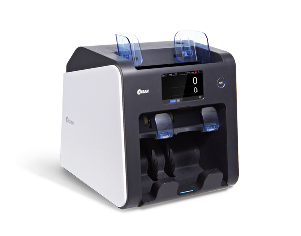 Kisan K2, cash sorter, 2 pocket currency counter, money counting machine, note sorter, banknote sorter, counterfeit detection, Toyzinn