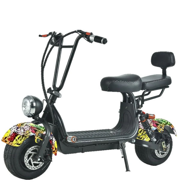 Gambol - Coco Harley 48V Scooter with Removeable Battery - Assorted