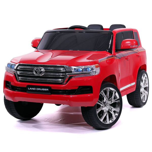 Toyota Land Cruiser 12V Kids Ride-On Car - Red