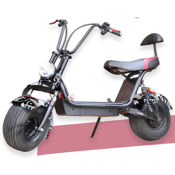 Gambol - Coco Harley fat Tyre Electric Scooter Medium With Removable Battery 47 V - Assorted