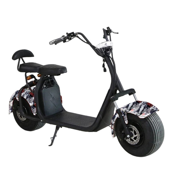 Gambol - Coco Harley Electric Fat Tyre Scooter 60 V With Removeable Battery - Assorted